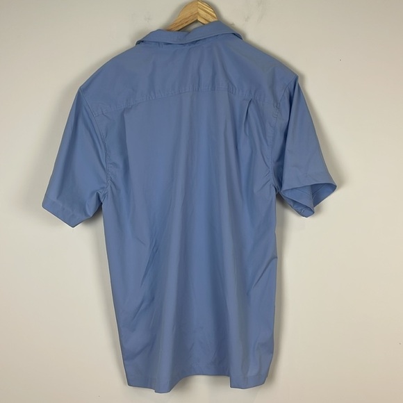 Tilley Blue button down casual lightweight shirt size large - Picture 5 of 9